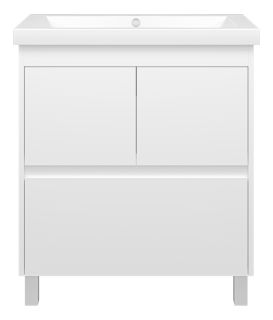 Напольная тумба под раковину Misty Алиса 75см белый